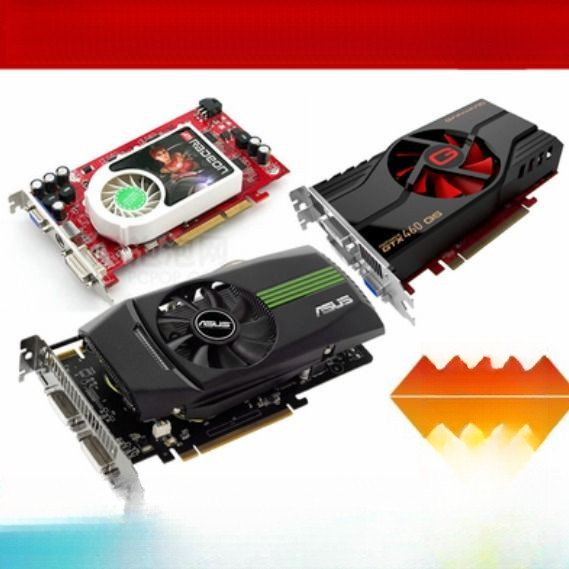 ราคาถูกการ์ดกราฟิกอิสระสำหรับเล่นเกมที่เข้ากันได้กับการ์ดกราฟิกเดสก์ท็อป LOL CF DNF 9800GT GTS450 GT