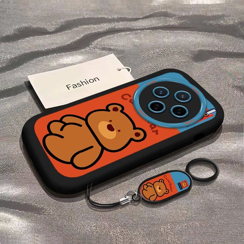 การ์ตูนน่ารักเหมาะสําหรับ vivoX200 Puff เคสโทรศัพท์ 200Pro รวมทุกอย่าง mini Shock-proof Soft เคสซิลิโคน