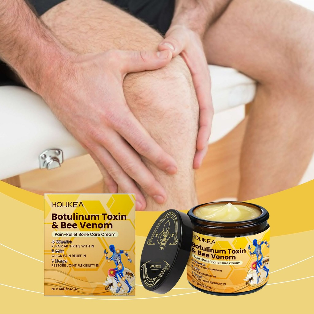 Bee Venom & Peptide Joint Care Cream | 60g Anti-Aging Relief for Stiffness, Pain & Inflammation