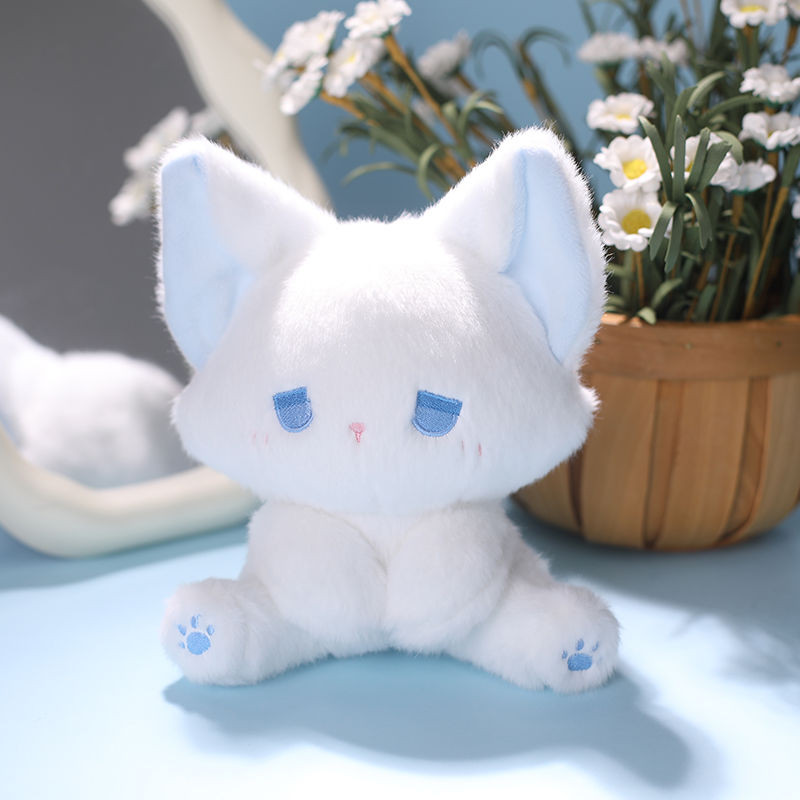 Melancholy Doll uoutoy Original Plush ของเล่น Fox ตุ๊กตาตุ๊กตาของขวัญสาวของขวัญตาราง Companion ตุ๊กตาสองมิติ