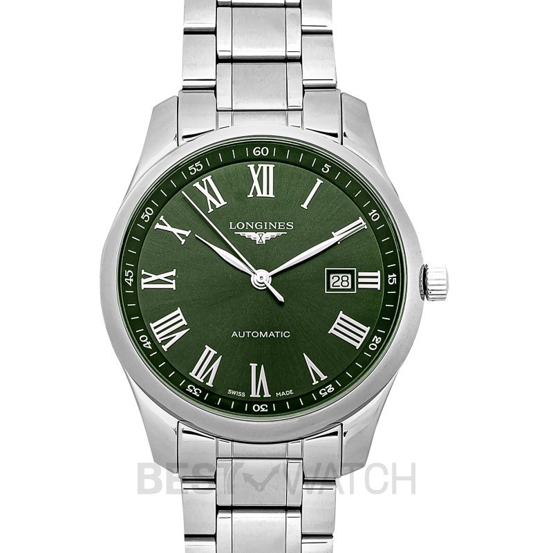 Longines Master Collection L28934096 Green Dial Men 's Watch ของแท ้ FreeS &amp;H