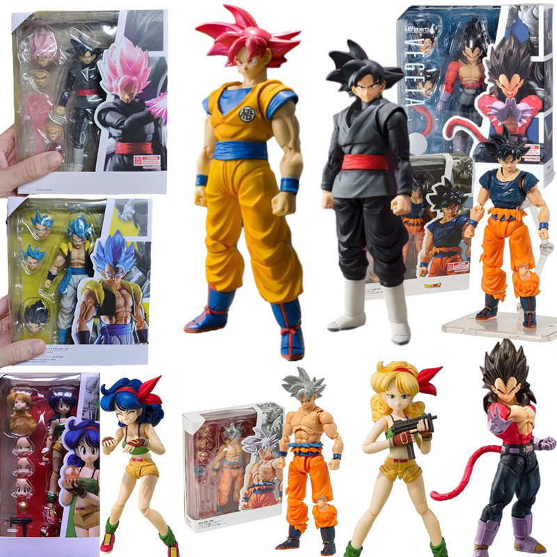 Shf โมเดลฟิกเกอร์ Dragon Ball Son Goku Gohan Bej - Ta Yonsei Launch Gogeta Articulado ของเล่นสําหรับ