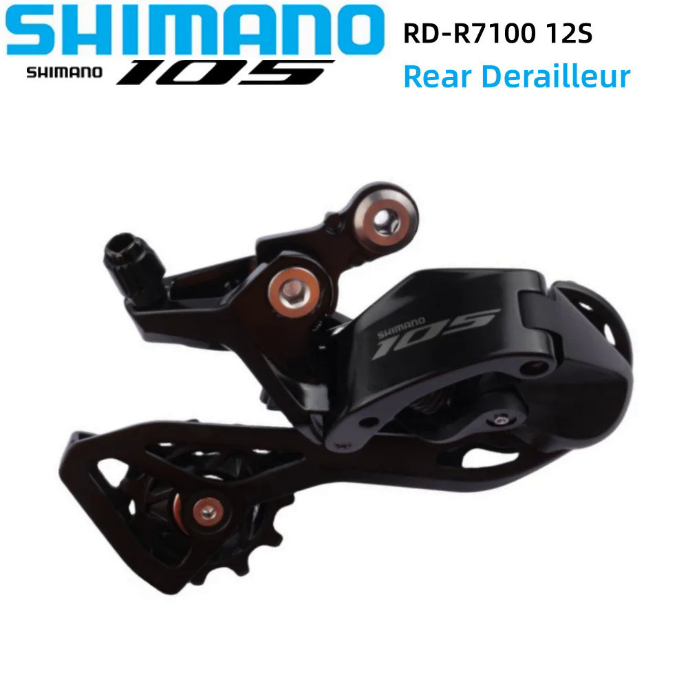 SHIMANO 105 RD-R7100 12s ด้านหลัง Derailleur เครื่องจักร R7100 สําหรับจักรยานถนนจักรยาน Shadow RD De
