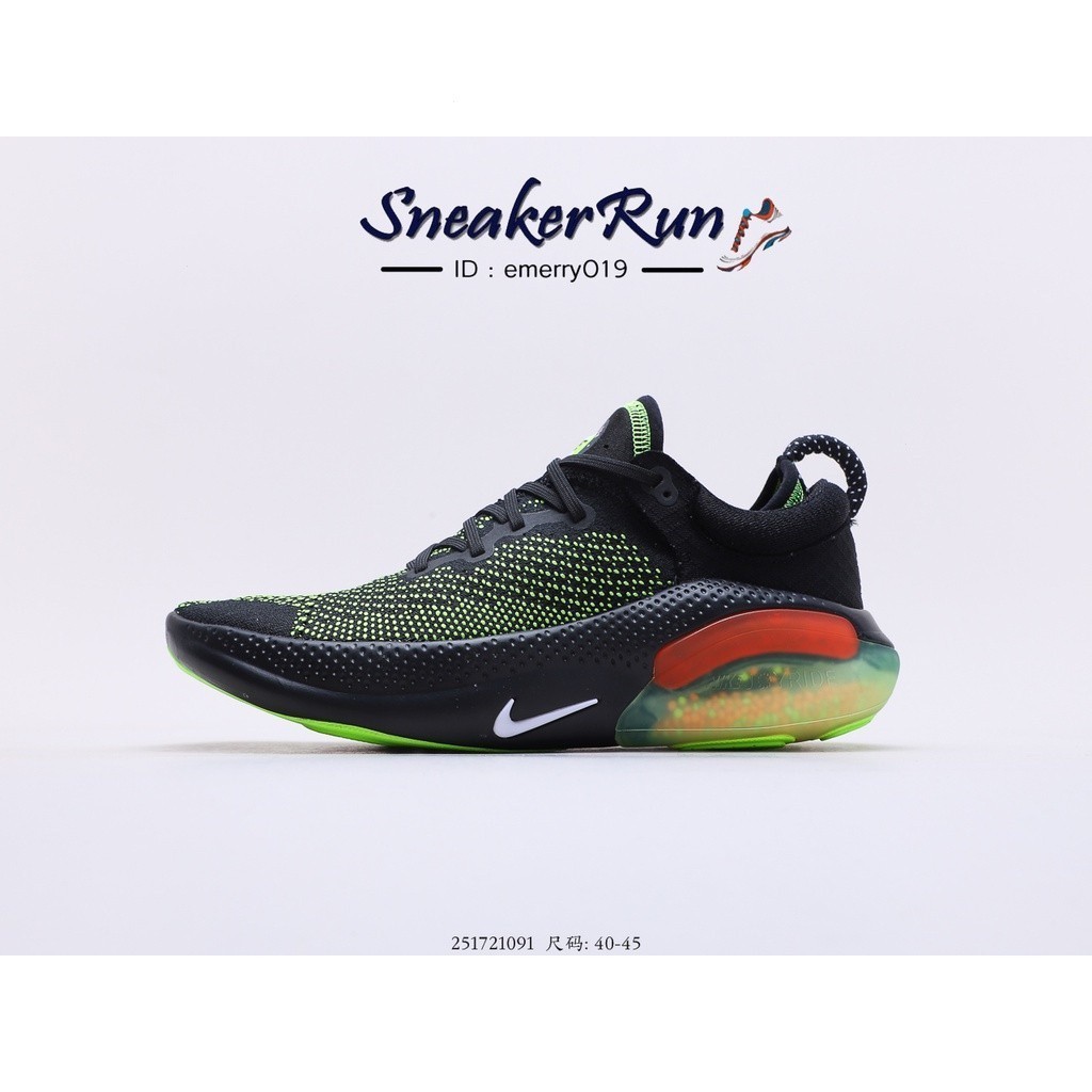 Nike joyride run รองเท้าผ้าใบ สีดํา