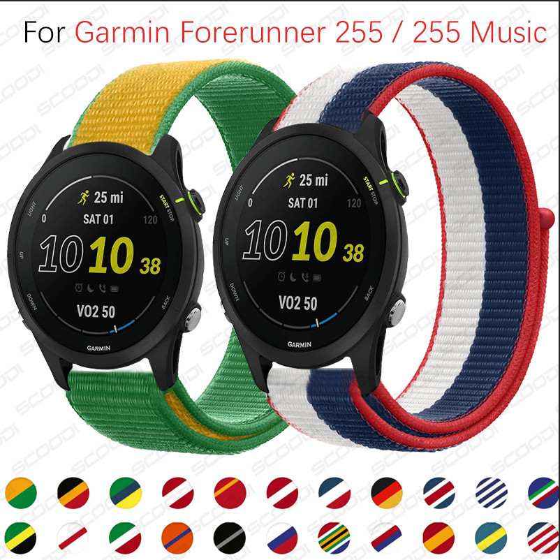 สายนาฬิกาข้อมือไนล่อน สําหรับ Garmin Forerunner 965 955 265 255