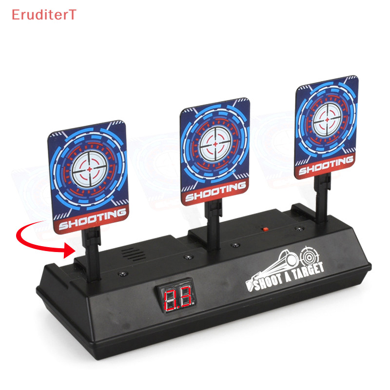 [EruditerT] เป้ายิงไฟฟ้า รีเซ็ตอัตโนมัติ ความแม่นยําสูง ของเล่นสําหรับเด็ก [ใหม่]
