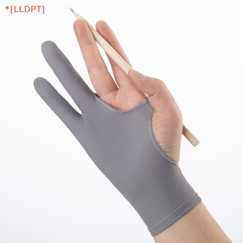 [LLDPT] ถุงมือวาดภาพ แท็บเล็ต ป้องกันหน้าจอ พร้อมถุงมือสองนิ้ว สําหรับ IPad Air Pro ใหม่ 1 ชิ้น