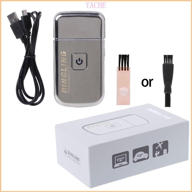 Yache ใบมีดโกนหนวดไฟฟ้า ขนาดเล็ก ชาร์จ USB สําหรับเครื่องโกนหนวด KM-5088