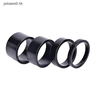 Joliann0 4 ชิ้นชุดหูฟัง Spacer จักรยานเสือหมอบชุดหูฟังเครื่องซักผ้าด้านหน้า Stem ส้อม Spacer th