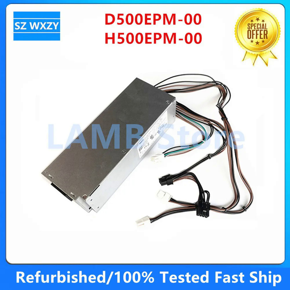 แหล่งจ่ายไฟสําหรับของแท้ DELL 7080 7070 7060 3050 3650 3670 MT 500W D500EPM-00 H500EPM-00 DPS-500AB-