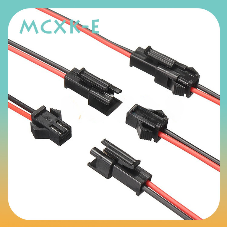 Mcxk-e ตัวเชื่อมต่อ JST ตัวผู้ และตัวเมีย 2pin 3pin 4pin 5pin 6Pin Sm2.54 มม. สําหรับสายไฟ LED 5 คู่