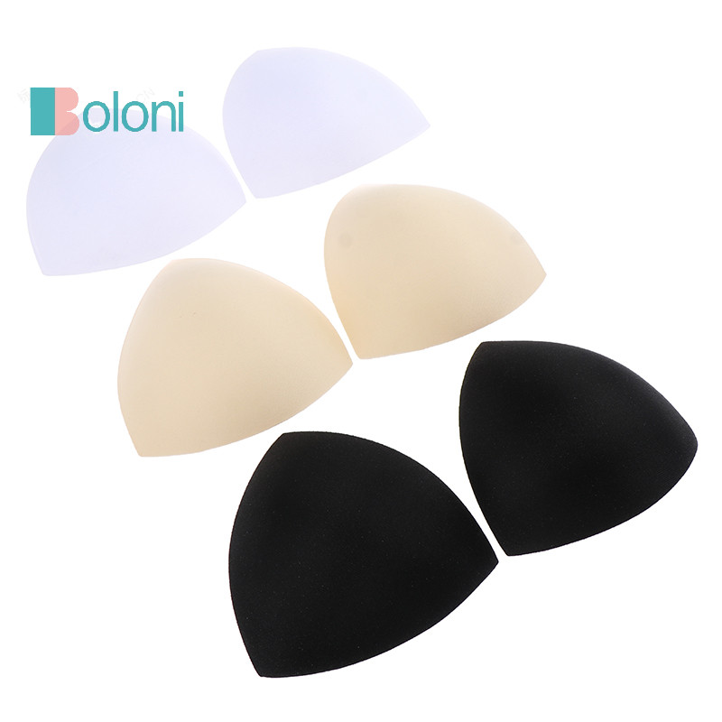 [Boloni] แผ่นโฟมฟองน้ํา ทรงสามเหลี่ยม เสริมหน้าอก สําหรับผู้หญิง