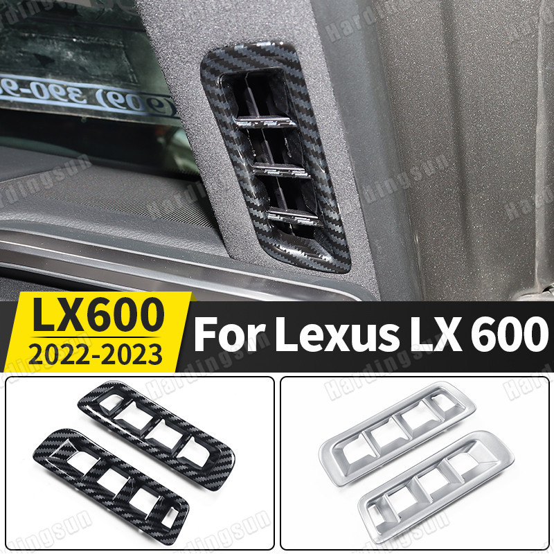 สติกเกอร์ตกแต่งช่องแอร์ LX 600 อุปกรณ์เสริม สําหรับ 2022 2023 2024 Lexus Lx600 LX500D