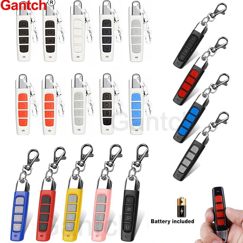 Multi-color/choice Duplicator 433MHz Copy Automatic Scanning รีโมทคอนโทรลโรงรถเปิดประตู 4 ช่อง Cloning