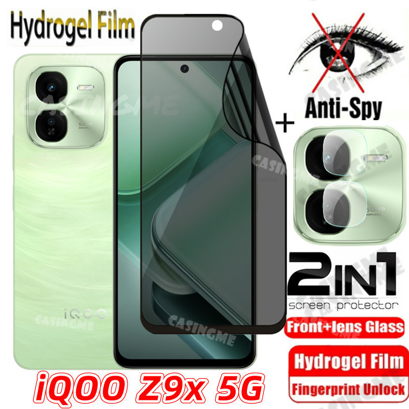 Iqoo Z9x 5G 2024 ฟิล์มไฮโดรเจลนิ่ม ป้องกันหน้าจอ ป้องกันการแอบมอง เพื่อความเป็นส่วนตัว สําหรับ IQOO 