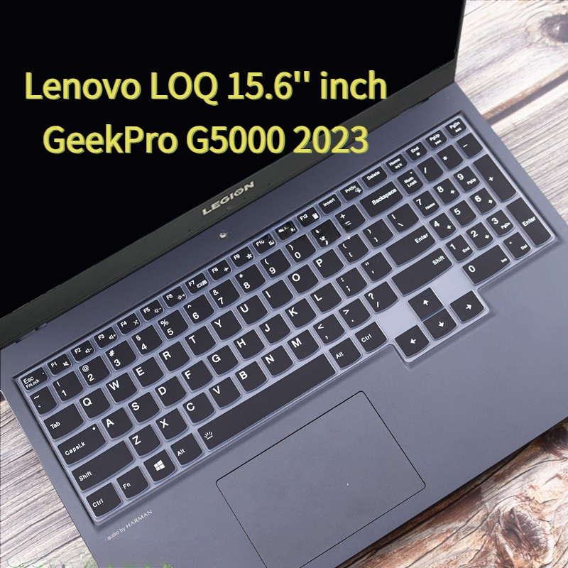 สําหรับ Lenovo LOQ 15.6'นิ ้ วแล ็ ปท ็ อป Lenovo GeekPro G5000 2023 แป ้ นพิมพ ์ Protector ซิลิคอนแล ็ ปท ็ อป Lenovo 15.6 นิ ้ วคีย ์ บอร ์ ด TPU โปร ่ งใสคีย ์ บอร ์ ด Flim Skin