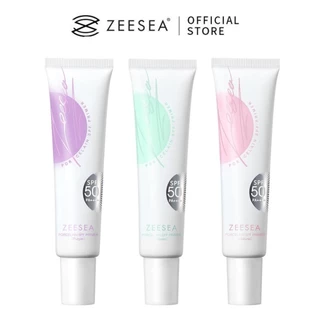 Zeesea Primer Sunscreen Spf 50 Pa + + + Oil-Free Lightweight Brightening Face Long-Lasting Color Corrector 25g