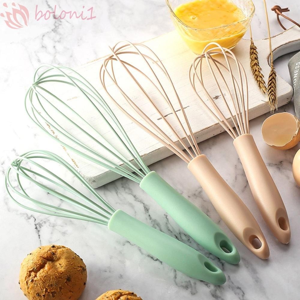 [COD ] Egg Beater Sauces Cream Milk Frother Silicone Manual Cooking Blender
