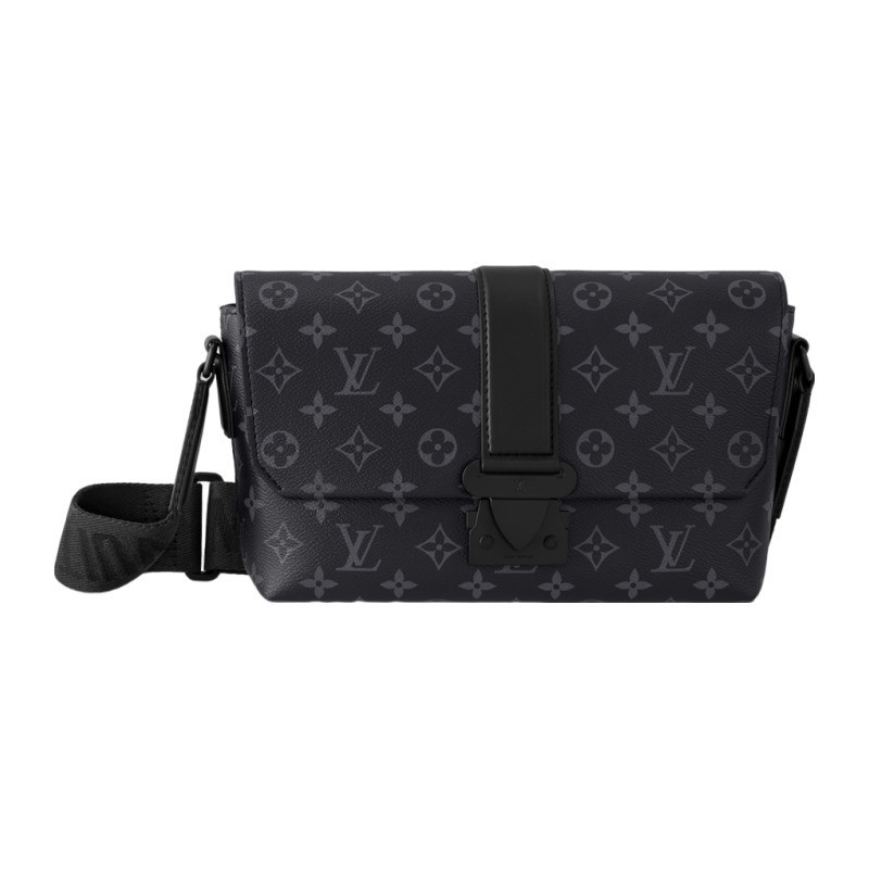 LV/Louis Vuitton men's bag messenger black canvas one shoulder crossbody M46794