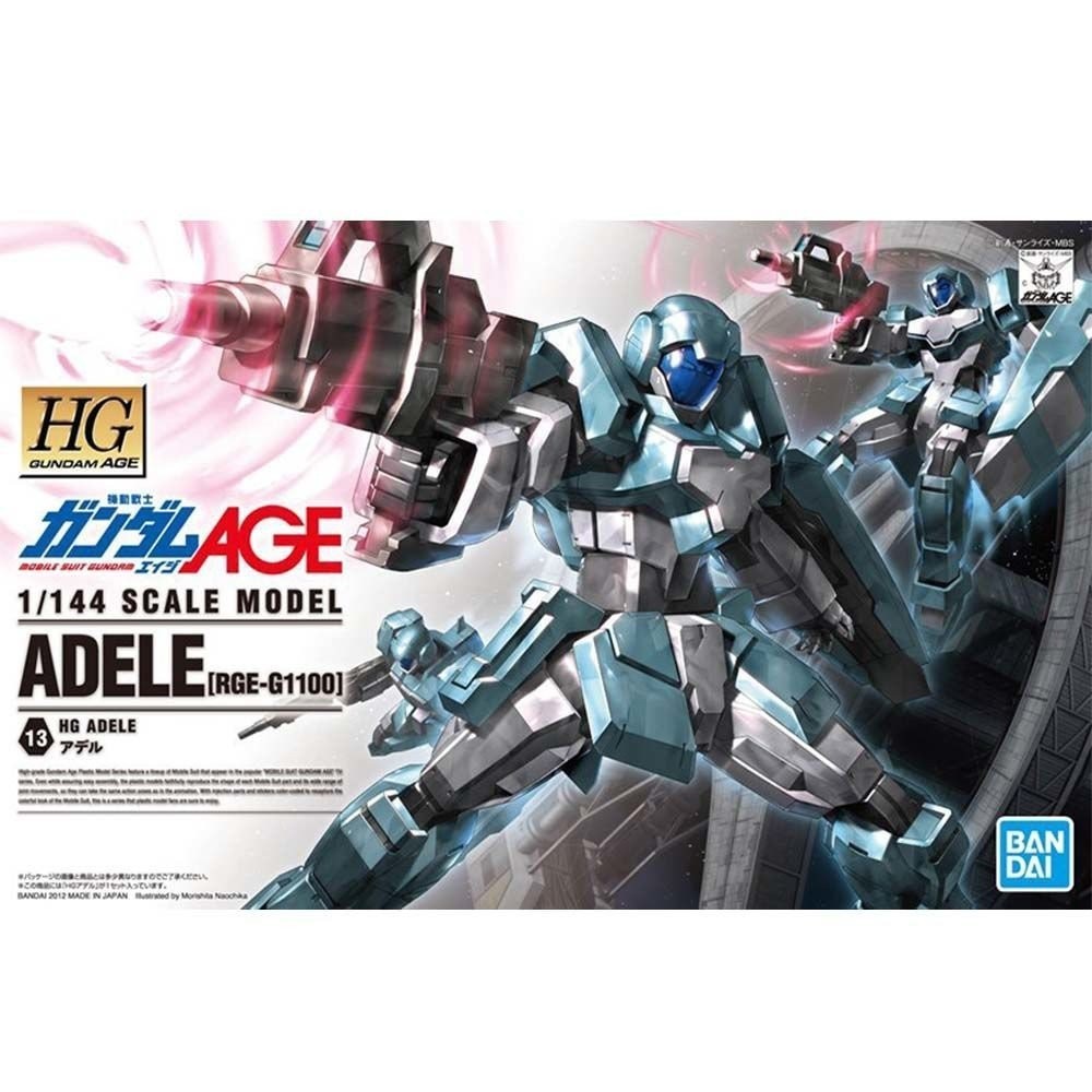 คลังสินค ้ าพร ้ อม Bandai HG AGE 13 1/144 Adiru Adel Gundam Assembly Model 62825