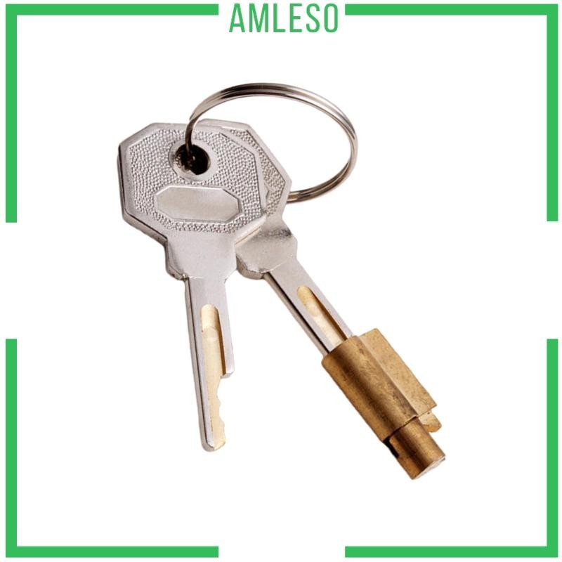 [ Amleso ] กล ่ องจดหมายกระบอกเปิดเดี ่ ยวล ็ อคประตูตู ้ ล ็ อคตู ้ เย ็ นขนาดเล ็ ก