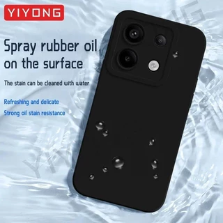สําหรับredmi Note13 ProกรณีYIYONGซิลิโคนเหลวสแควร์ปกอ่อนXiaomi Redmiหมายเหตุ13 12 14 Pro Plus Xiomi Note14 Pro + 5Gเคสโทรศัพท์