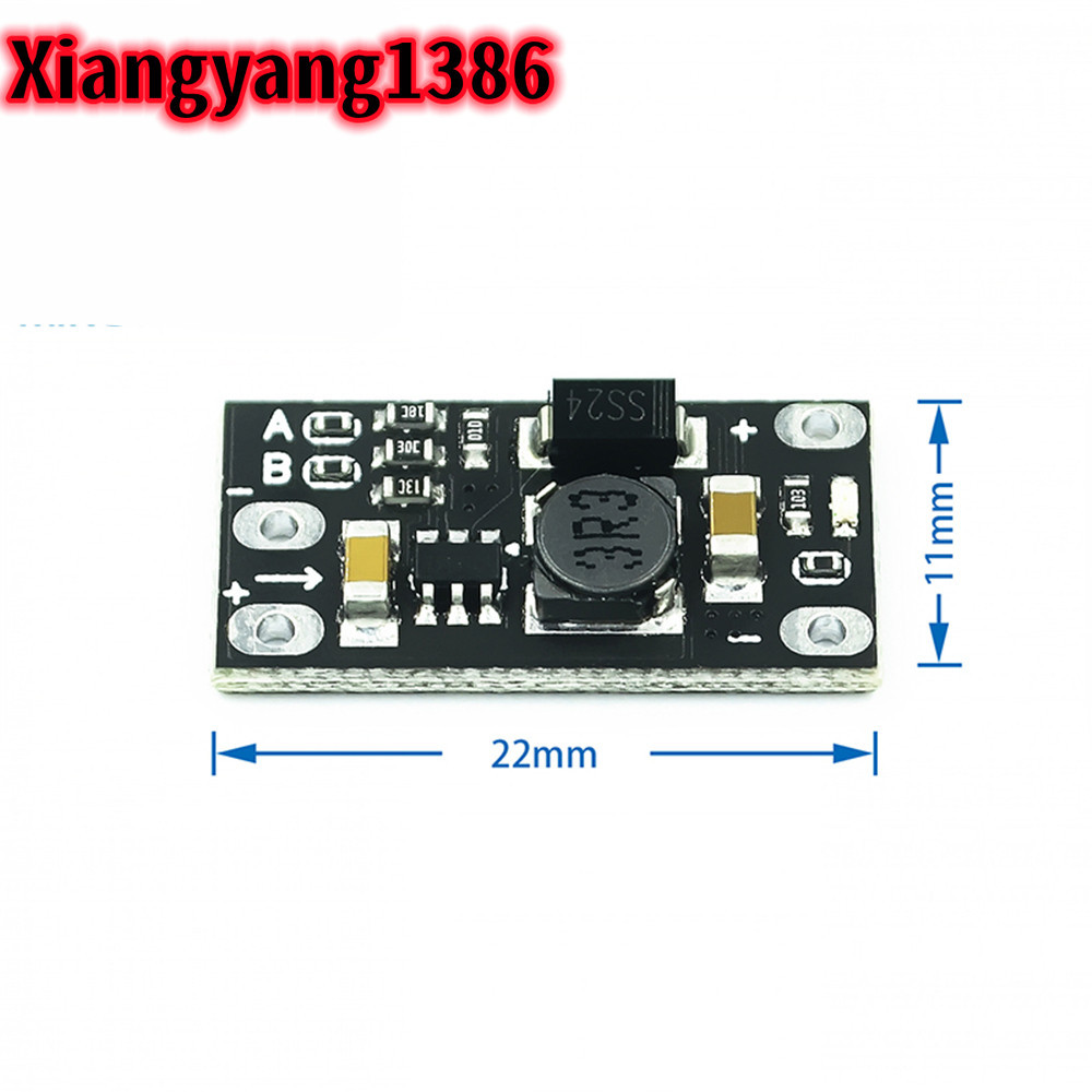 Mini DC-DC Boost Step Up Converter 3V 3.2V 3.3V 3.7V 5V 9V ถึง 12V แรงดันไฟฟ้าโมดูลบอร์ด PCB สามารถช