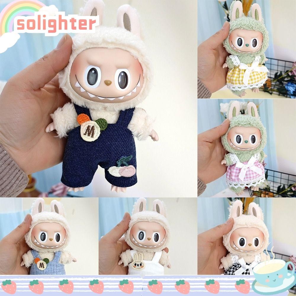 ซื้อ อุปกรณ์เสริมตุ๊กตา SOLIGHTER,|Labubu Time To Chill Filled Labubu ตุ๊กตาเสื้อผ้า, Handmade Cos ของขวัญโบว์ Sequined ตาข่ายกระโปรง Handmade ตุ๊กตาเสื้อผ้าสําหรับ 17 ซม. Labubu ตุ๊กตา