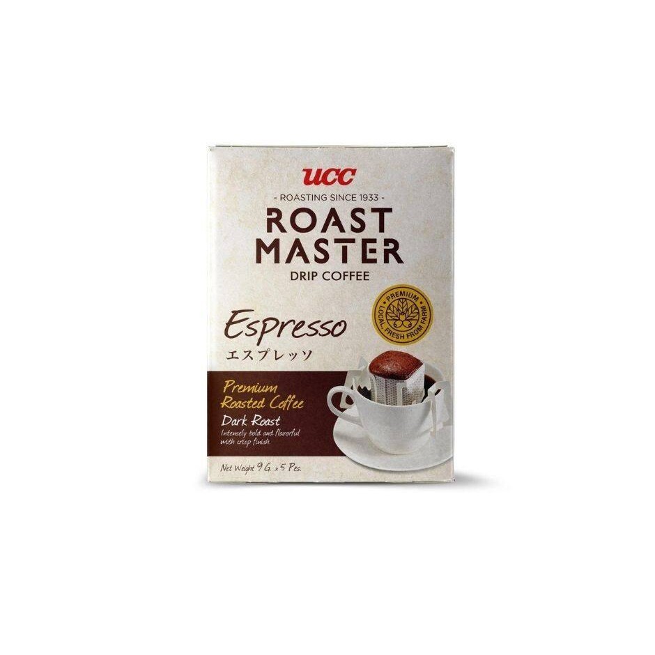 กาแฟยูซีซีญี่ปุ่นแบบซองสีน้ำตาล UCC Roast Master Espresso Drip Coffee
