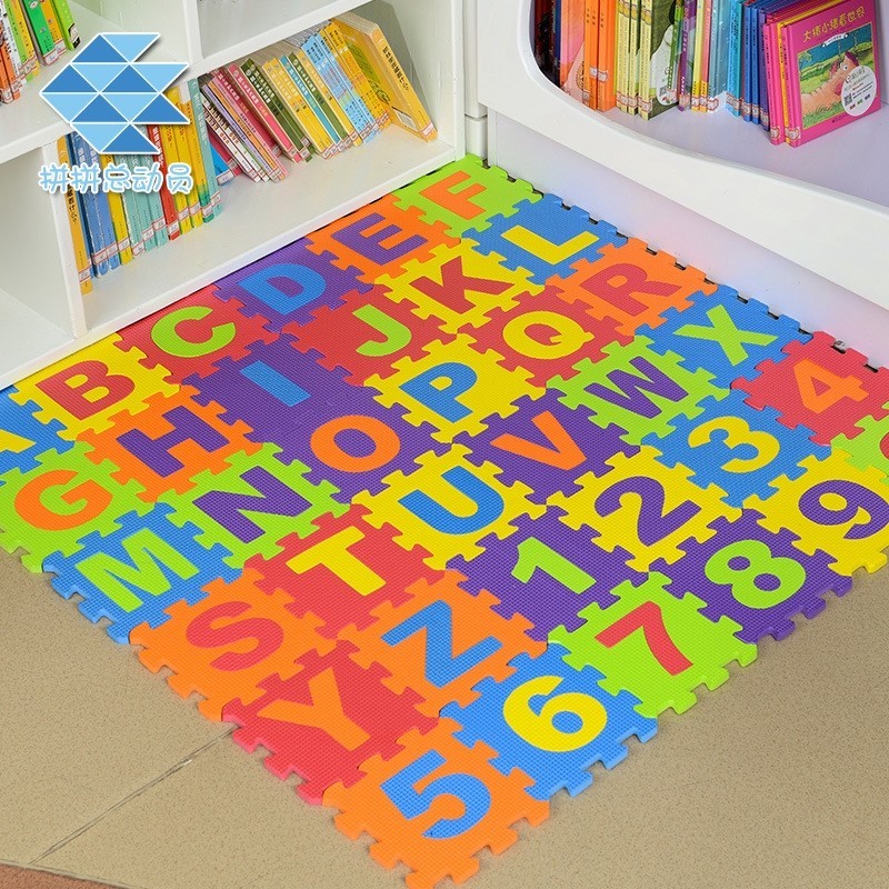 36Pcs Digital Letters Children's Puzzle Foam Puzzle Mat Baby Play Crawling Mat