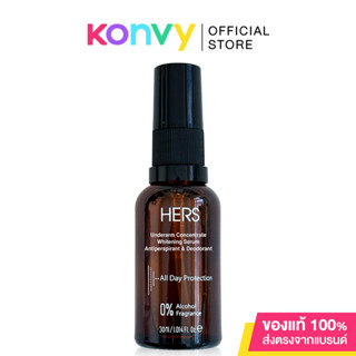 Hers Underarm Concentrate Whitening Serum Antiperspirant & D…