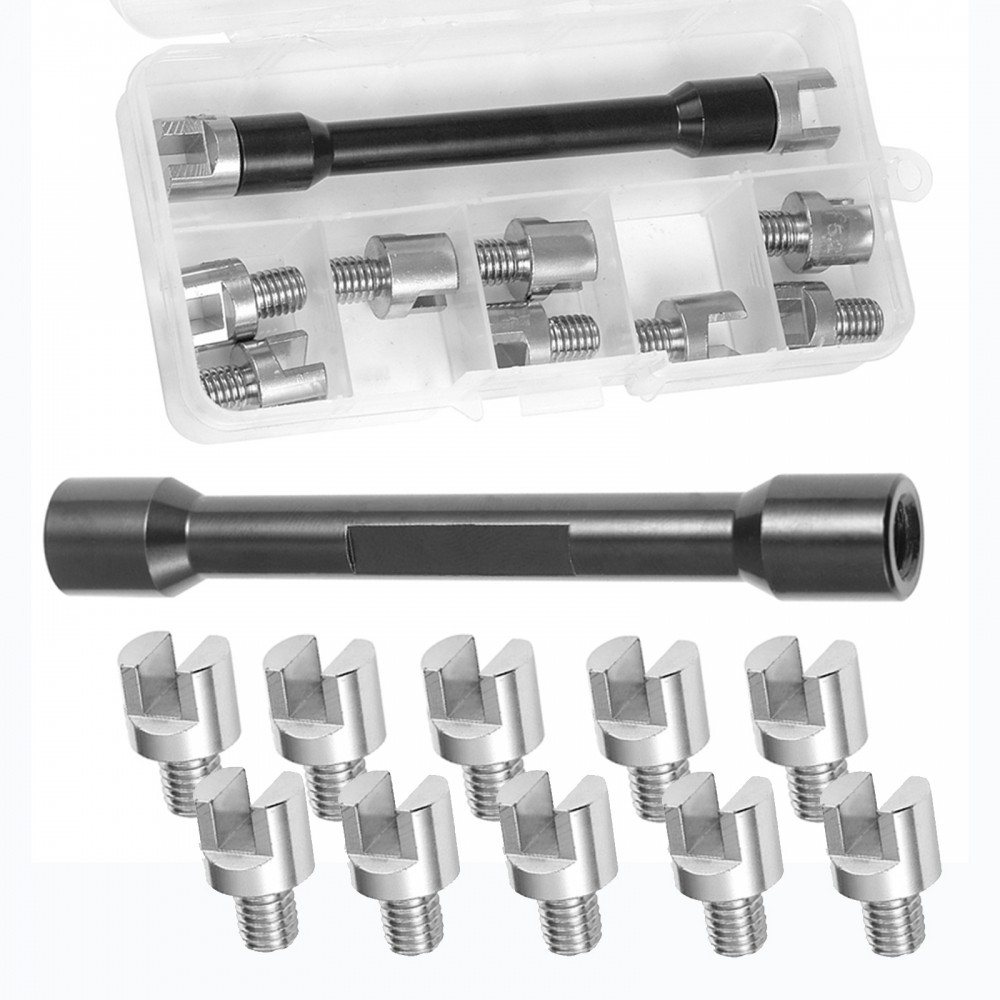 Spanner Wrench Dirt Bike Motorcycle Spoke Spanner Wrench Steel Wheel Rim Tool#SUFA