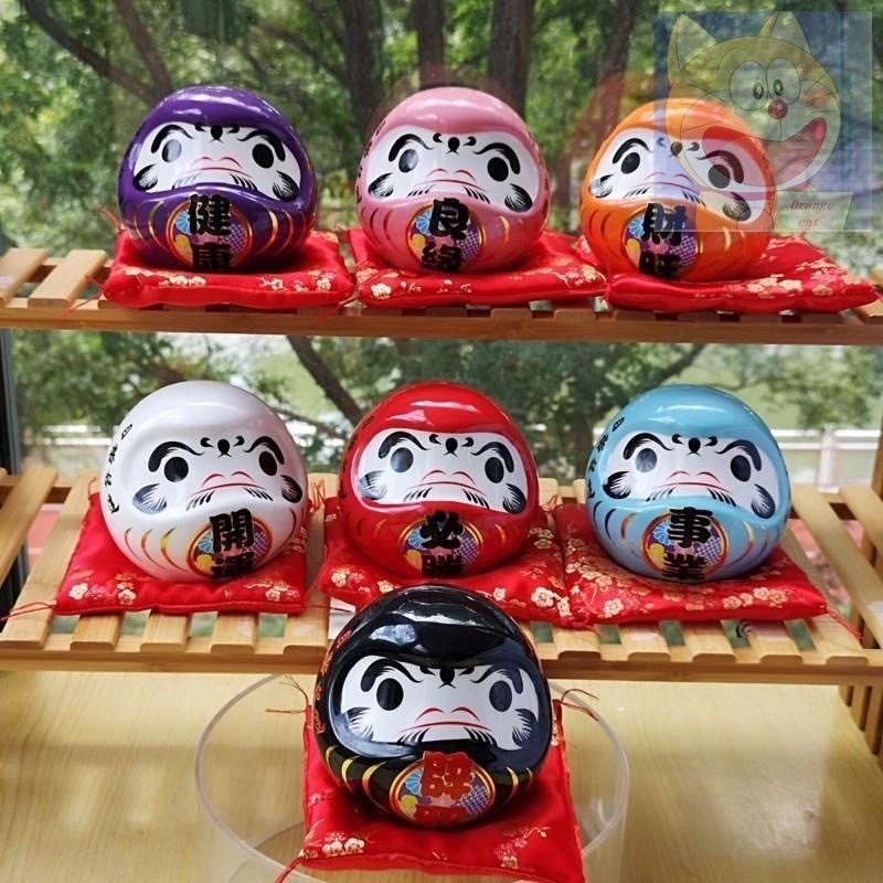 ออมสิน ขนาด 5 นิ้ว "ดารุมะ Daruma" แห่งความปรารถนา คำอธิษฐาน การขอพร ความสำเร็จ และของขวัญมงคลสำหรับโอกาสต่างๆ
