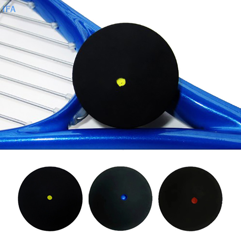 IFA Professional ยาง Squash Ball สําหรับสควอชแร็กเก็ต Red Dot Blue Dot Ball ความเร็วที่รวดเร็วสําหรับผู้เริ่มต้นหรือการฝึกอบรมอุปกรณ์เสริมดี