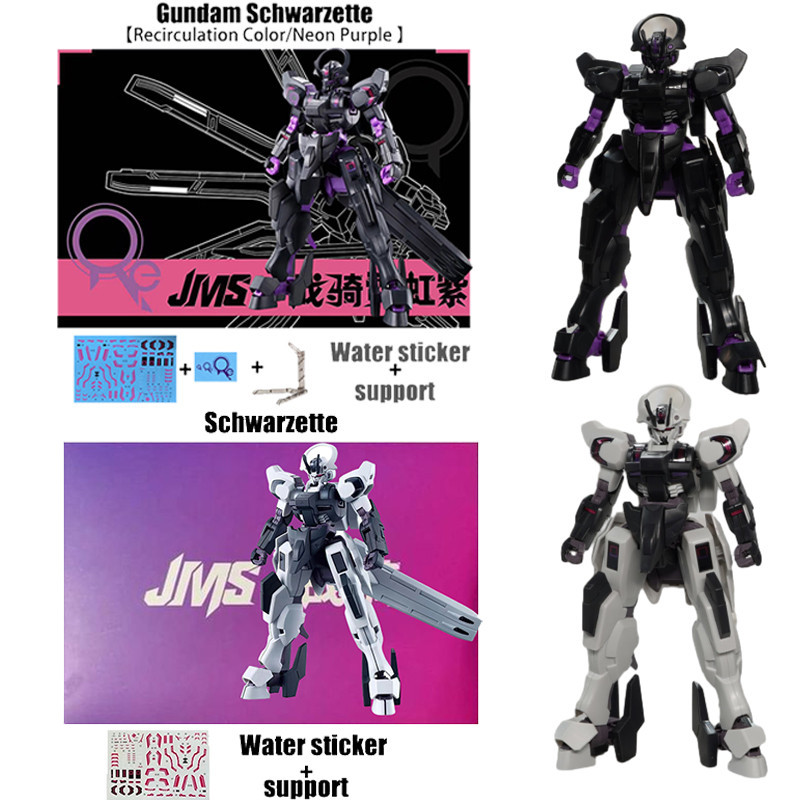 Hg Gundam The Witch From Mercury Schwarzette Assembly Model 1/144 Zaku II High Mobility Type Gundam Plastic Models Toy Gifts