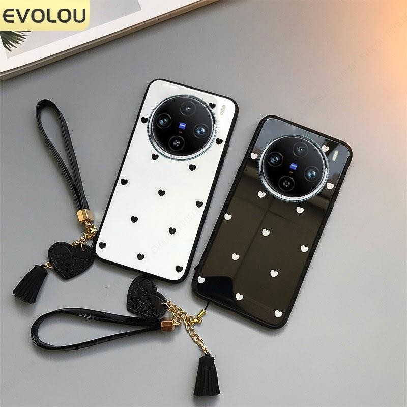 สําหรับvivo X100 Ultra X100S Pro X 100 Love HeartกระจกนิรภัยสําหรับVivo X100Ultra X 100S X90S X90 Pr