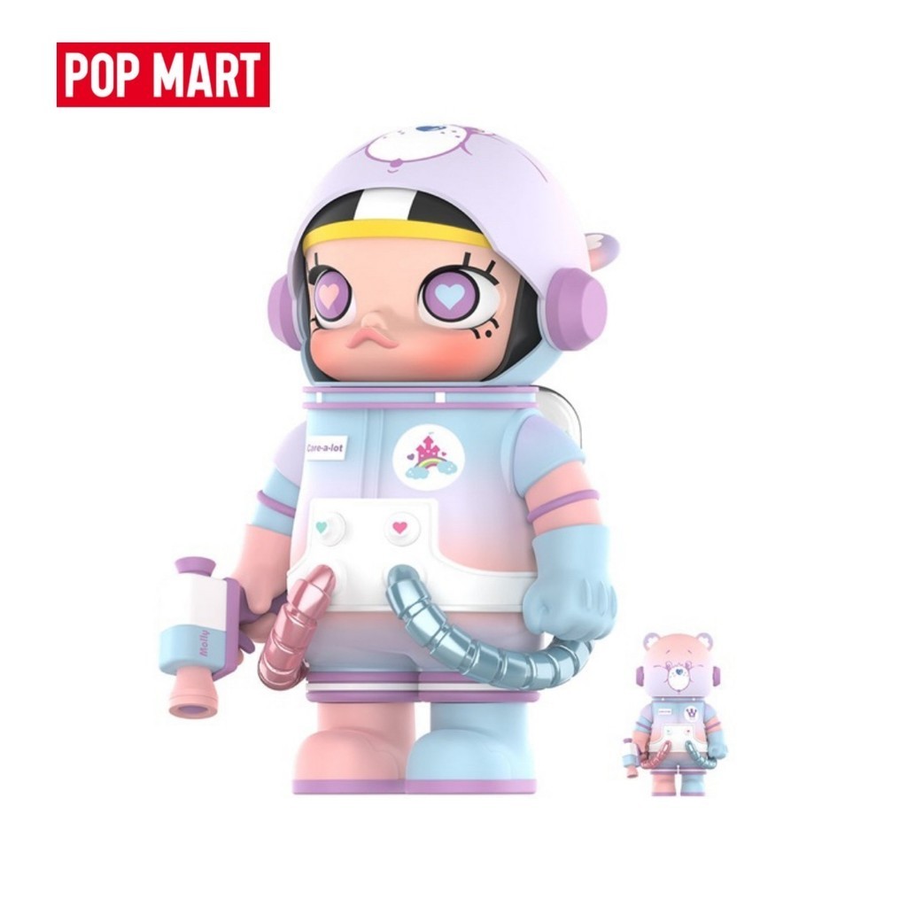 POPMART MEGA Space Molly 400% Combo Care-a-Lot Bear  แท้