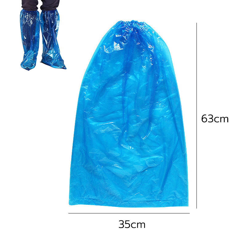 ถุงรองเท้ากันน้ำทิ้ง รุ่นหนา กันฝุ่น ถุงพลาสติก สูง 63 cm. กว้าง 35 cm