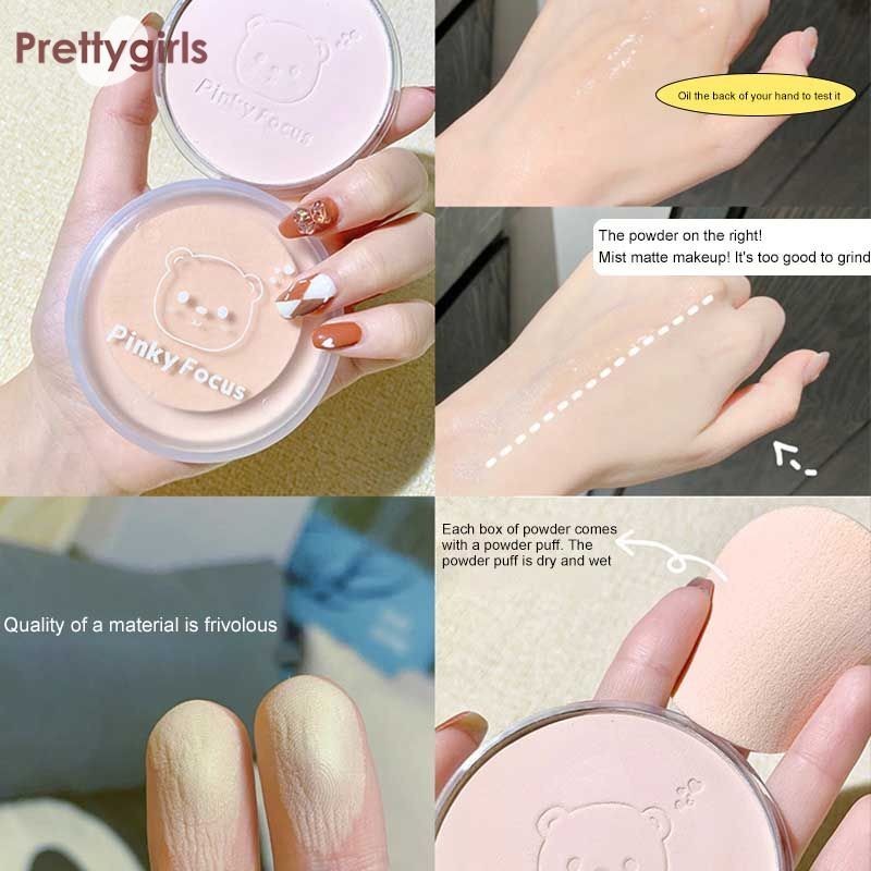 【PY】Pinky Focus แป้งคอนซีลเลอร์ ควบคุมความมัน กันน้ำ ติดทน-PY