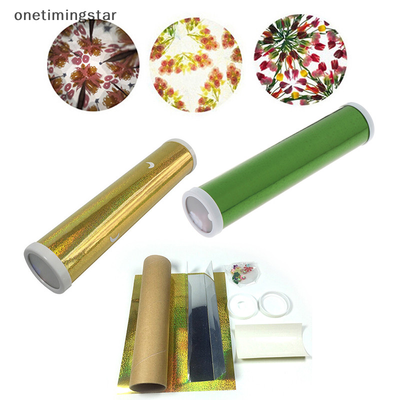 Onetimingstar DIY สี Rotag Kaleidoscope ชุดวิทยาศาสตร ์ การศึกษาหัตถกรรมของเล ่ นเด ็ ก OMS