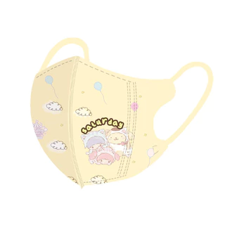 50 ชิ้นบรรจุแยก Cinnamoroll Pochacco หน้ากากเด็ก Sanrio 3D สามมิติ 3-12age หน้ากากเด็กน่ารัก Kuromi การ์ตูนการพิมพ์หน้ากาก