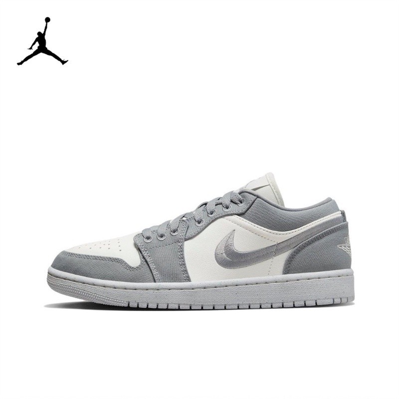 Air A/J 1 Low AJ Casual Shoes สีเทา สีขาว DV0426-012 0774-101 DV1299-104