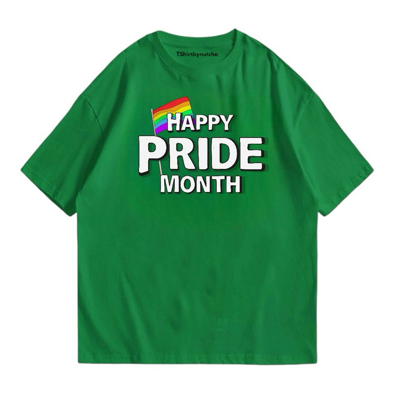 🚀ส่งเร็วพิเศษ🚀love is love เสื้อยืด pride month “happy pride month”  S-5XL