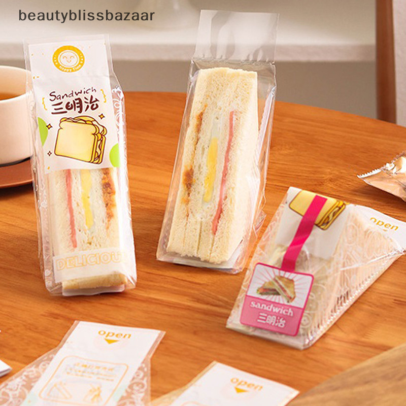 [Beauty] (100 ใบ) ถุงแซนวิชพิมพ์ลาย 1 แพ็ค