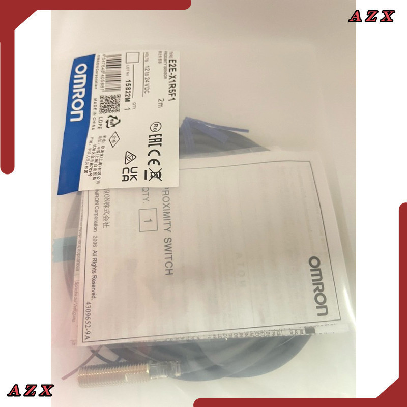 E2E-X1R5F1 ระยะจับ 1.5mm จับโลหะ หัว 8m 3สาย PNPNO  12V-24V
