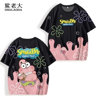 เสื้อยืดพลัสไซส์หลวมมีสไตล์--M-XXXL
