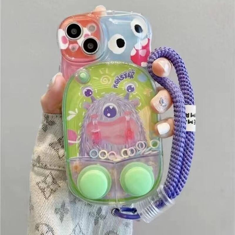 เคสโทรศัพท์อินเทรนด์ IPhone11/11ProMax12/12Pro/12Pro Max7/8/7Plus/8Plus/15 Pro Max 13/14/15 X/XR/XSMAX เกมคอนโซลอุปกรณ์เสริม Shock Absorption