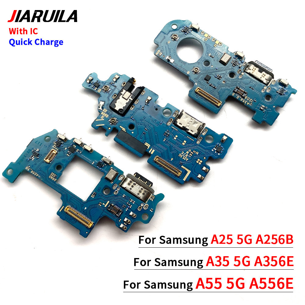 แพรชาร์จ Samsung A25 A256B A35 A356E A55 5G A556E แผงชุดชาร์จ