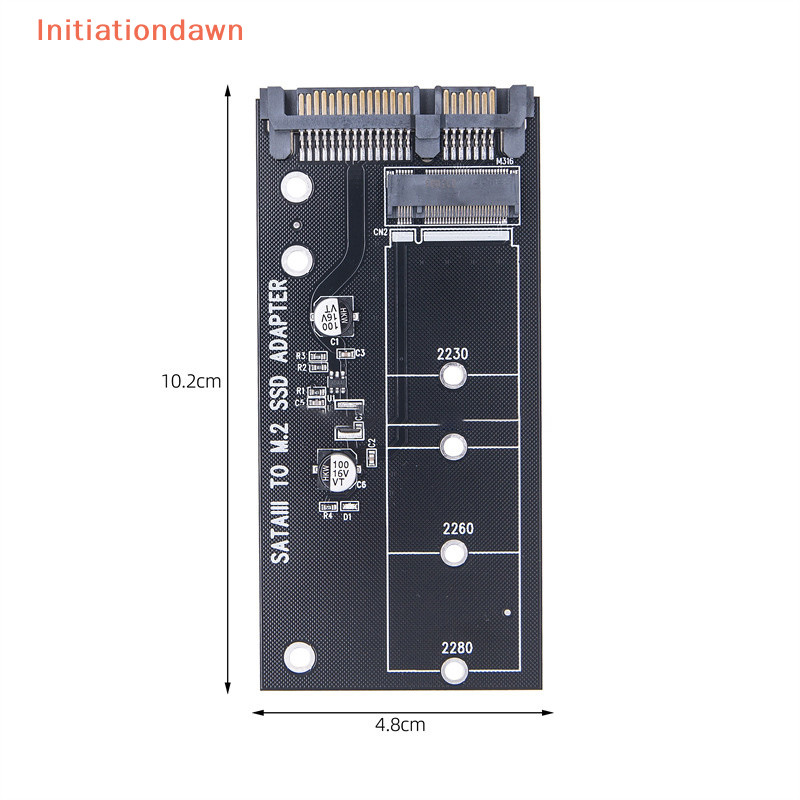 [Initiationdawn] M.2 NGFF ถึง SATA 3 3.0 การ์ดอะแดปเตอร์ SSD แปลง B B & M Key Protocol Solid State Disk ไดรฟ์ 2230 2280 2242 สําหรับเมนบอร์ดพีซี