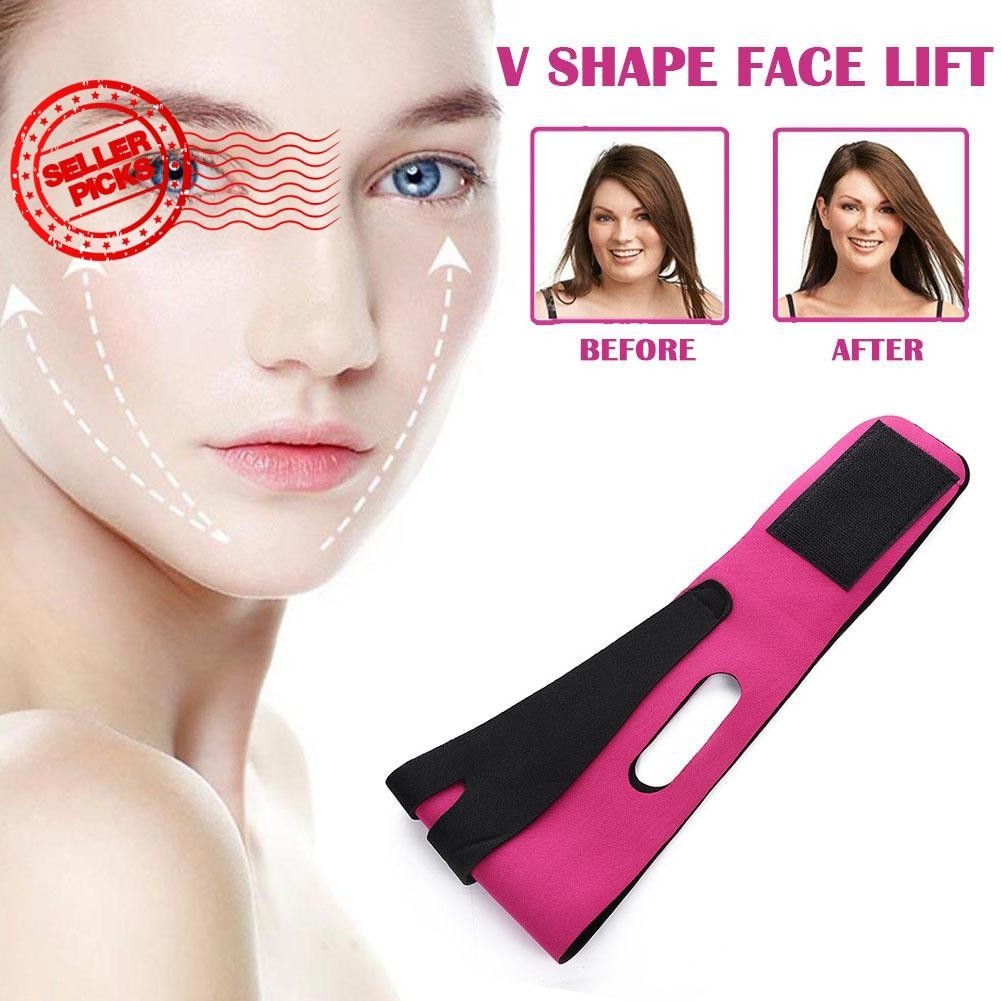 Face Slimming ผ้าพันคอ V รูปร่าง Face Lift Face Belt Face Mask Up Lift P3E2
